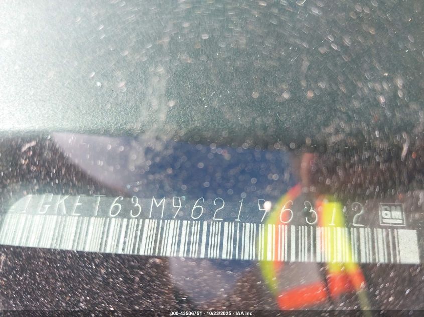 2006 GMC Envoy Denali VIN: 1GKET63M962196312 Lot: 43506751