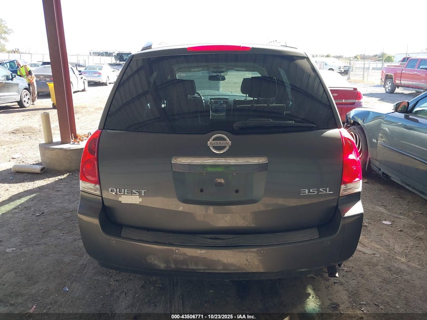 2007 Nissan Quest 3.5 Sl VIN: 5N1BV28U57N139689 Lot: 43506771