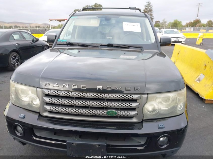 2006 Land Rover Range Rover Sport Hse VIN: SALSF25456A981484 Lot: 43507020