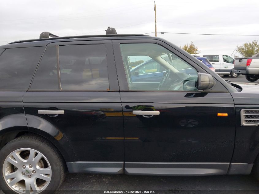 2006 Land Rover Range Rover Sport Hse VIN: SALSF25456A981484 Lot: 43507020