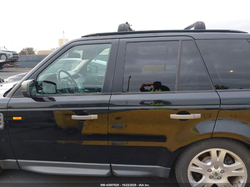 2006 Land Rover Range Rover Sport Hse VIN: SALSF25456A981484 Lot: 43507020