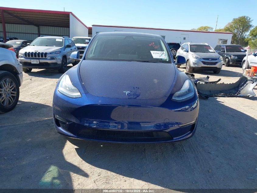 2021 Tesla Model Y Long Range Dual Motor All-Wheel Drive VIN: 5YJYGDEE4MF254523 Lot: 43507132