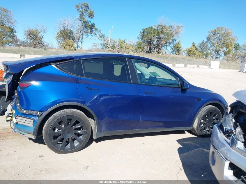 2021 Tesla Model Y Long Range Dual Motor All-Wheel Drive VIN: 5YJYGDEE4MF254523 Lot: 43507132