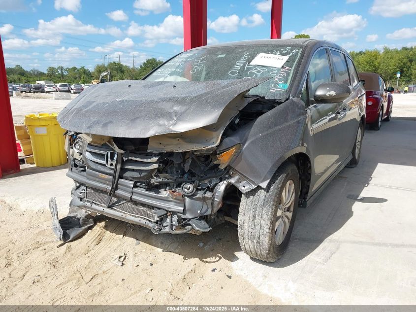 2015 Honda Odyssey Ex-L VIN: 5FNRL5H68FB032600 Lot: 43507284