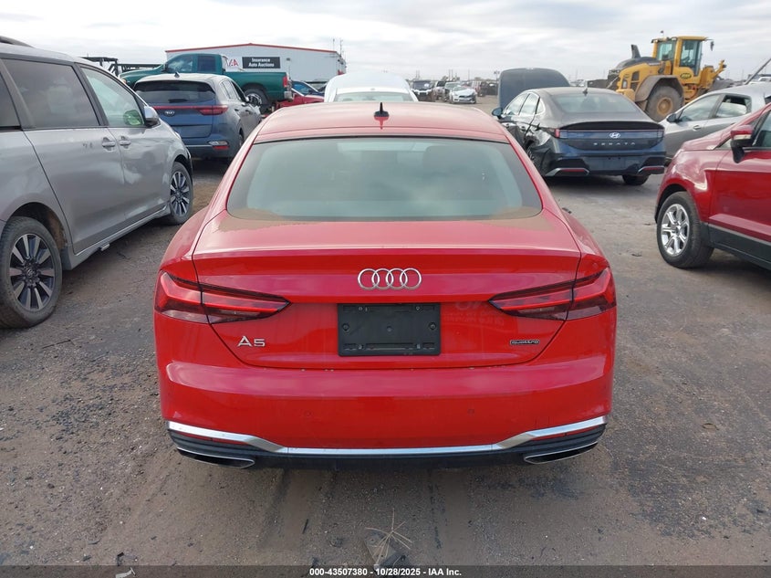 2024 AUDI A5 SPORTBACK PREMIUM PLUS 45 TFSI QUATTRO S TRONIC WAUFACF56RA096703