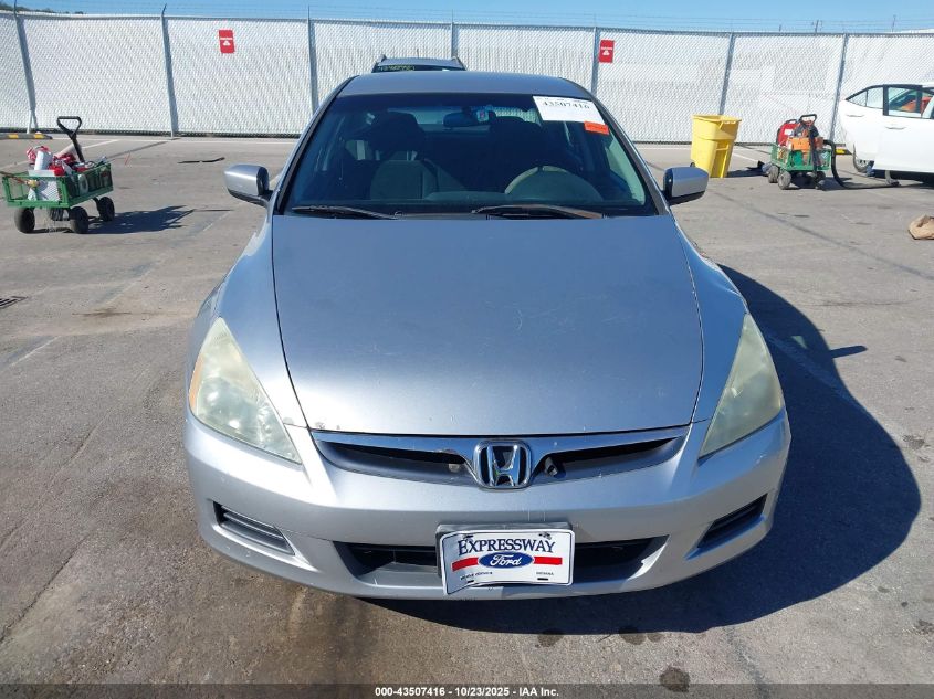 2006 Honda Accord 2.4 Lx VIN: 3HGCM56466G702872 Lot: 43507416