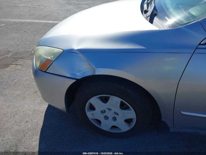 2006 Honda Accord 2.4 Lx VIN: 3HGCM56466G702872 Lot: 43507416