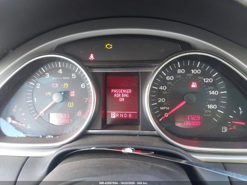 2008 Audi Q7 3.6 Premium VIN: WA1BY74L88D017612 Lot: 43507554