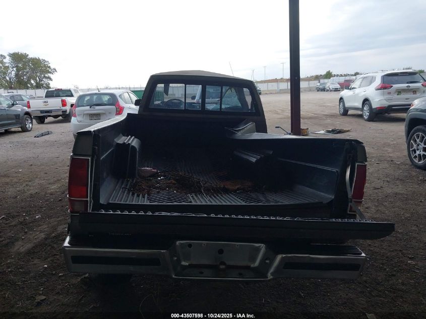 1986 Chevrolet S Truck S10 VIN: 1GCCT14RXG2185210 Lot: 43507598