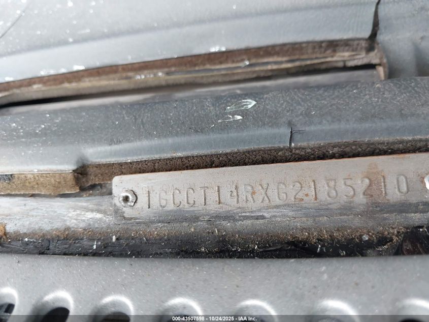 1986 Chevrolet S Truck S10 VIN: 1GCCT14RXG2185210 Lot: 43507598