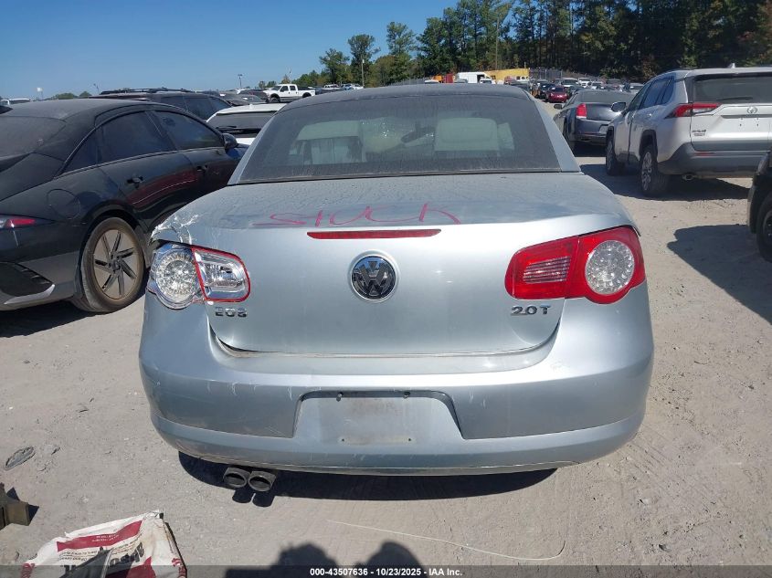 2008 Volkswagen Eos Turbo VIN: WVWBA71FX8V036052 Lot: 43507636