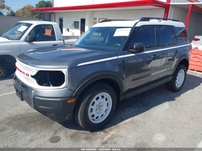 Vin: 3fmcr9gn3sre37739, lot: 44002610, ford bronco sport heritage 20252