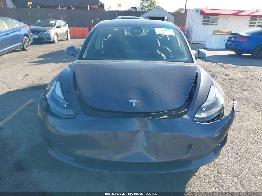 2023 Tesla Model 3 Long Range Dual Motor All-Wheel Drive VIN: 5YJ3E1EB2PF693549 Lot: 43507655