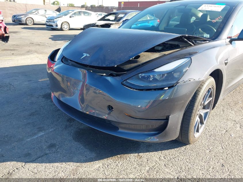 2023 Tesla Model 3 Long Range Dual Motor All-Wheel Drive VIN: 5YJ3E1EB2PF693549 Lot: 43507655