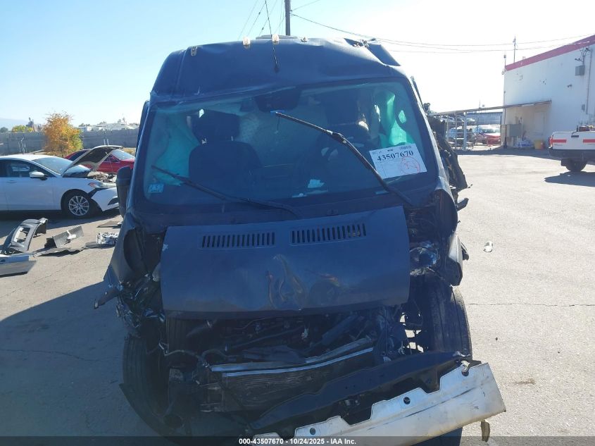 2021 Ram Promaster 3500 Cargo Van High Roof 159 Wb Ext VIN: 3C6MRVJG8ME571532 Lot: 43507670