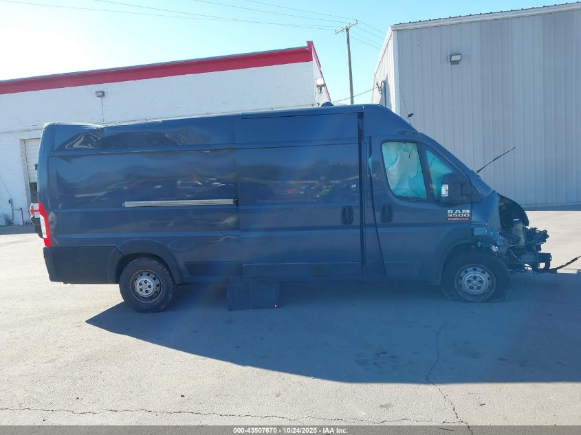 2021 Ram Promaster 3500 Cargo Van High Roof 159 Wb Ext VIN: 3C6MRVJG8ME571532 Lot: 43507670