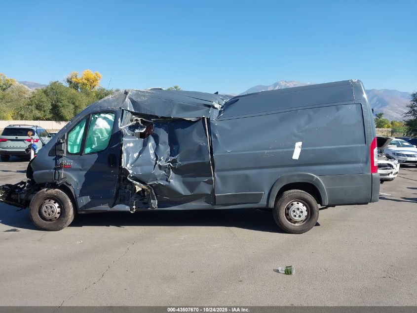 2021 Ram Promaster 3500 Cargo Van High Roof 159 Wb Ext VIN: 3C6MRVJG8ME571532 Lot: 43507670