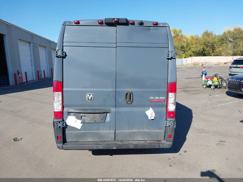 2021 Ram Promaster 3500 Cargo Van High Roof 159 Wb Ext VIN: 3C6MRVJG8ME571532 Lot: 43507670