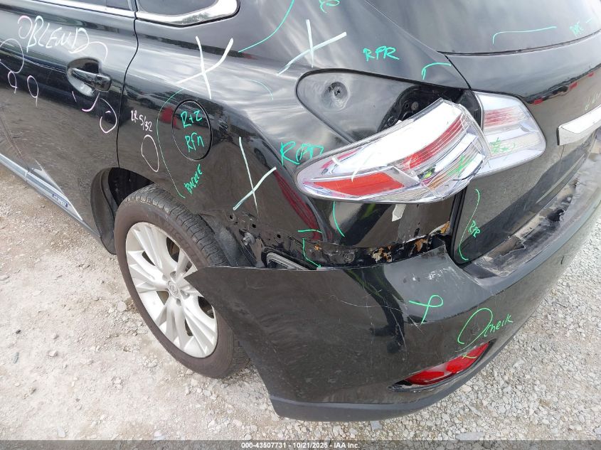2011 Lexus Rx 450H VIN: JTJBC1BA9B2422266 Lot: 43507731