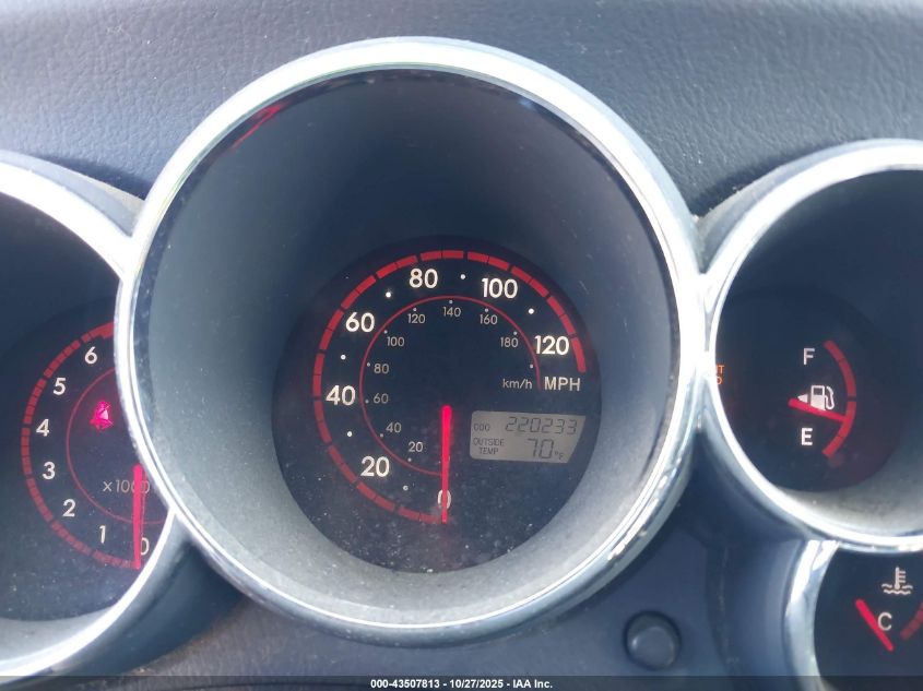 2005 Toyota Corolla Matrix Xr VIN: 2T1KR32E35C500465 Lot: 43507813