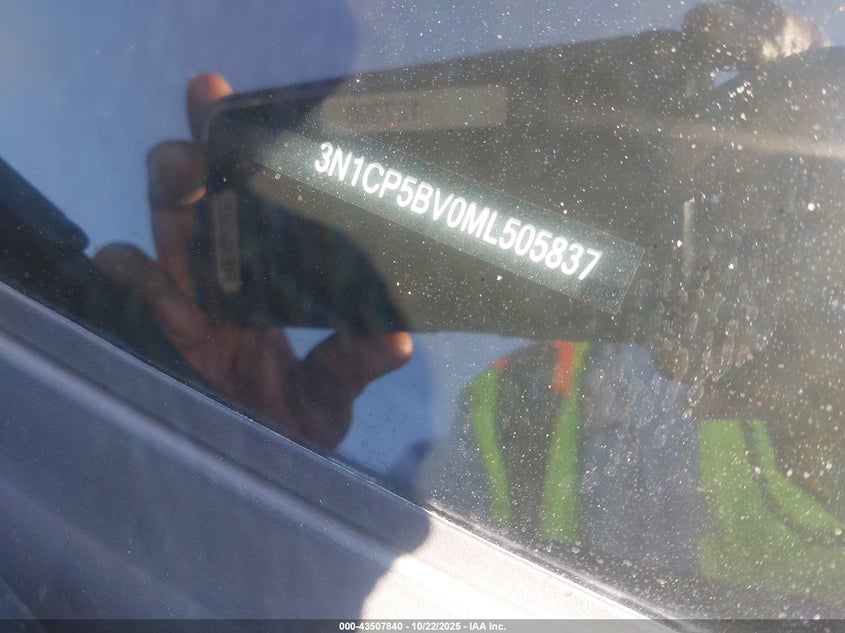 2021 NISSAN KICKS S XTRONIC CVT 3N1CP5BV0ML505837