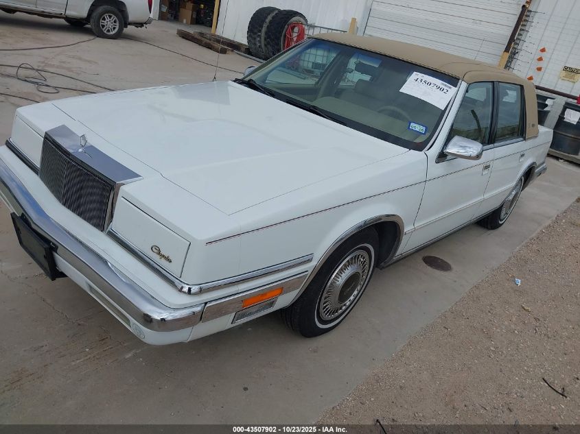 1989 Chrysler New Yorker C-Body VIN: 1C3BC4630KD522006 Lot: 43507902