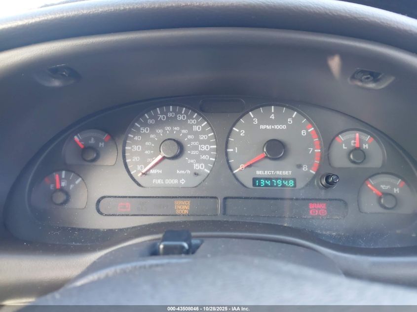 2000 Ford Mustang Gt VIN: 1FAFP42X8YF288615 Lot: 43508046