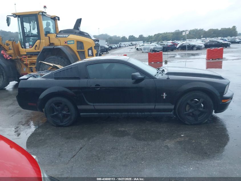 2007 Ford Mustang V6 Deluxe/V6 Premium VIN: 1ZVFT80N475367876 Lot: 43508113