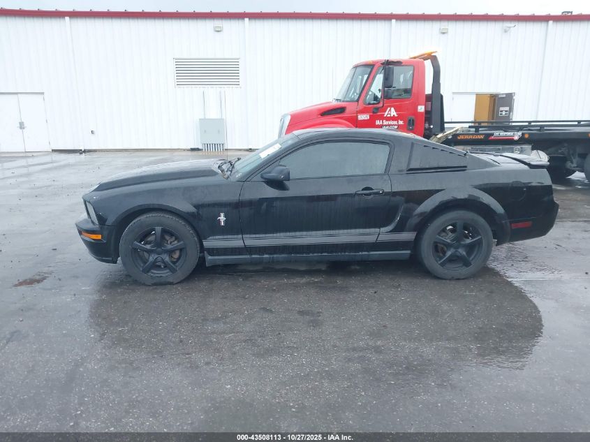 2007 Ford Mustang V6 Deluxe/V6 Premium VIN: 1ZVFT80N475367876 Lot: 43508113