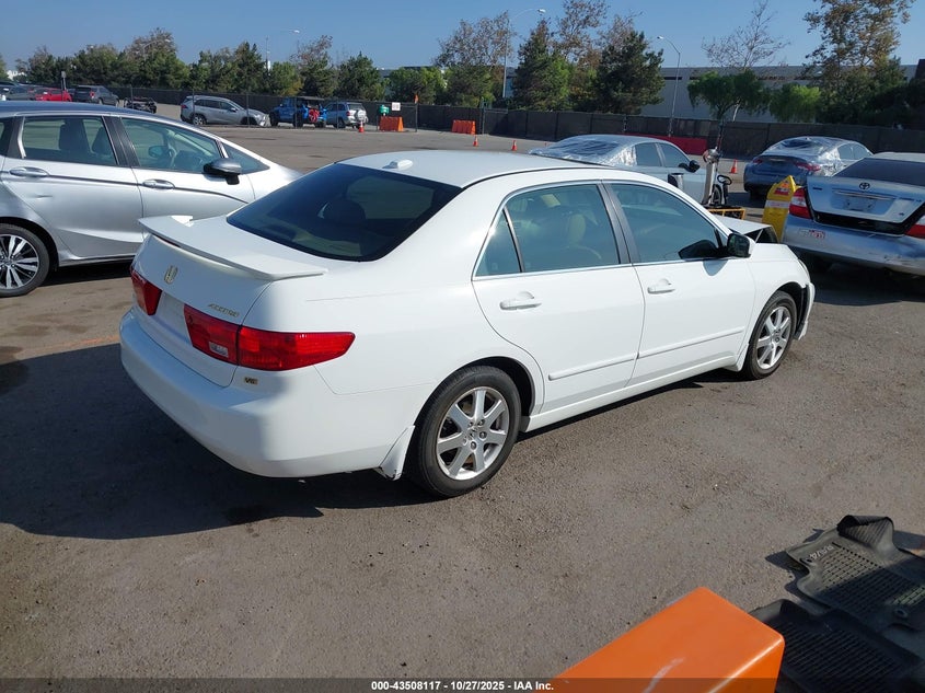 1HGCM66595A000282 2005 HONDA ACCORD photo no. 4