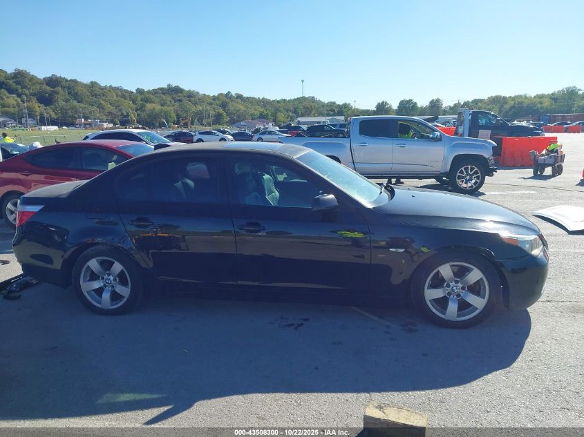 2007 BMW 525I VIN: WBANE53517CY04583 Lot: 43508300