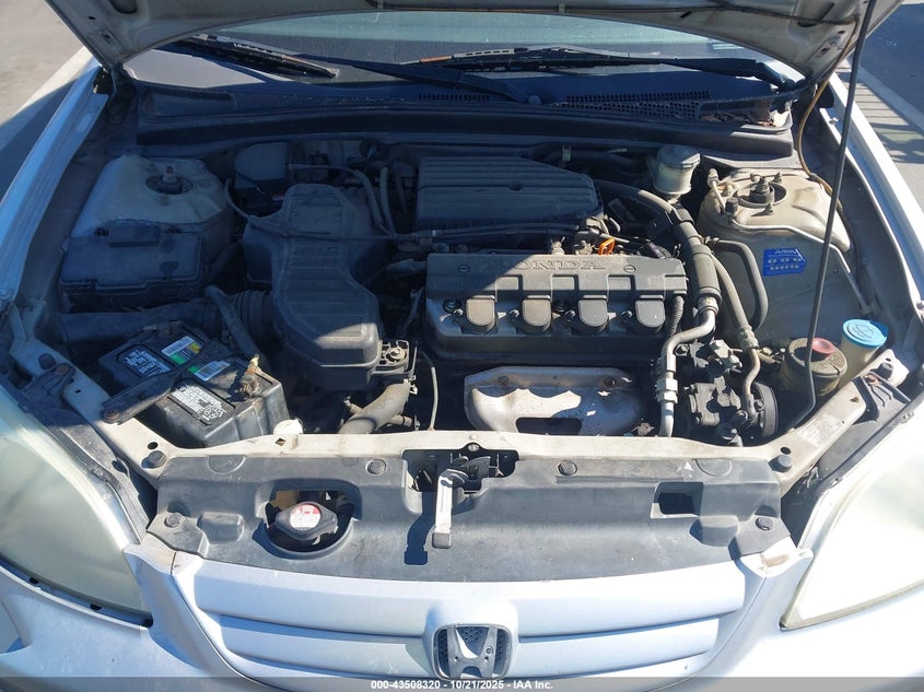 2003 Honda Civic Lx VIN: 1HGES16623L037766 Lot: 43508320