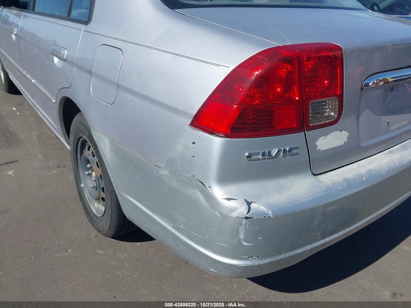 2003 Honda Civic Lx VIN: 1HGES16623L037766 Lot: 43508320