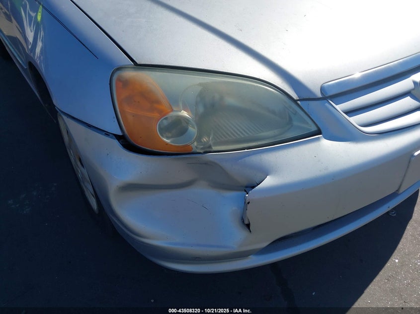 2003 Honda Civic Lx VIN: 1HGES16623L037766 Lot: 43508320