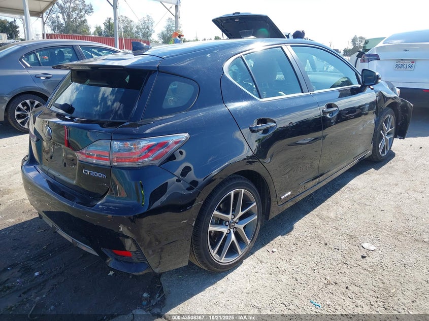 JTHKD5BH4E2197939 2014 LEXUS CT photo no. 4