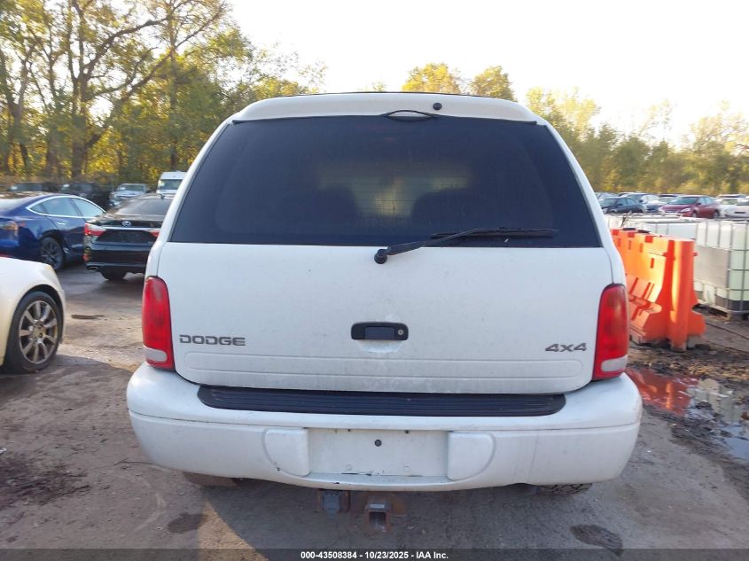 2000 Dodge Durango VIN: 1B4HS28Z7YF301141 Lot: 43508384