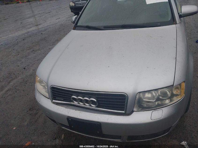 2004 Audi A4 3.0 VIN: WAULT68E94A181376 Lot: 43508402