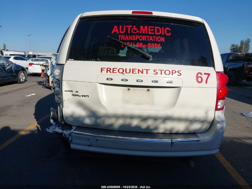 2012 Dodge Grand Caravan Se/Avp VIN: 2C4RDGBG7CR220583 Lot: 43508589