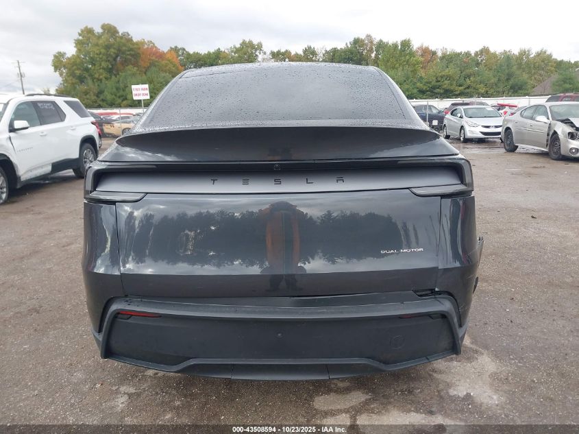 2026 Tesla Model Y Long Range Dual Motor All-Wheel Drive/Long Range Launch Series VIN: 7SAYGDEE5TA465020 Lot: 43508594