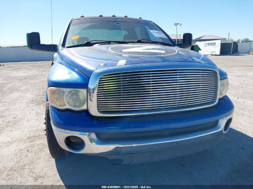 2003 Dodge Ram 3500 Slt/Laramie/St VIN: 3D7MA486X3G717302 Lot: 43508601