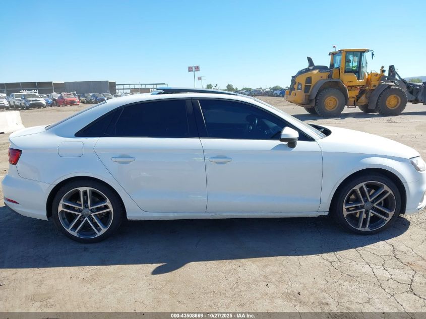 2018 Audi A3 2.0T Premium/2.0T Tech Premium VIN: WAUAUGFF5J1042735 Lot: 43508669
