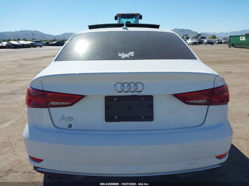 2018 Audi A3 2.0T Premium/2.0T Tech Premium VIN: WAUAUGFF5J1042735 Lot: 43508669