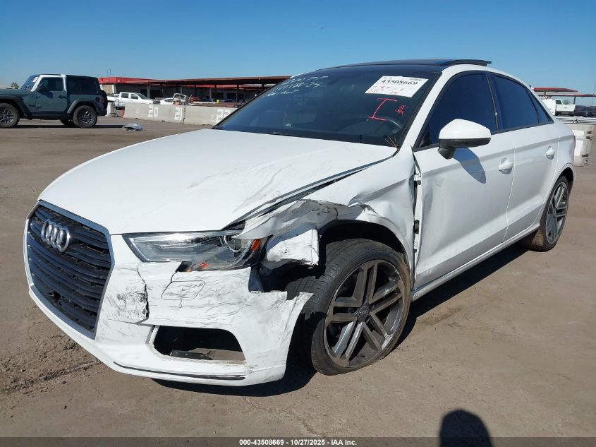 2018 Audi A3 2.0T Premium/2.0T Tech Premium VIN: WAUAUGFF5J1042735 Lot: 43508669