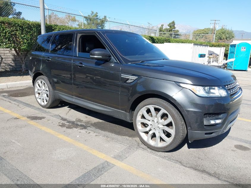 LAND ROVER RANGE ROVER SPORT 3.0L V6 SUPERCHARGED HSE