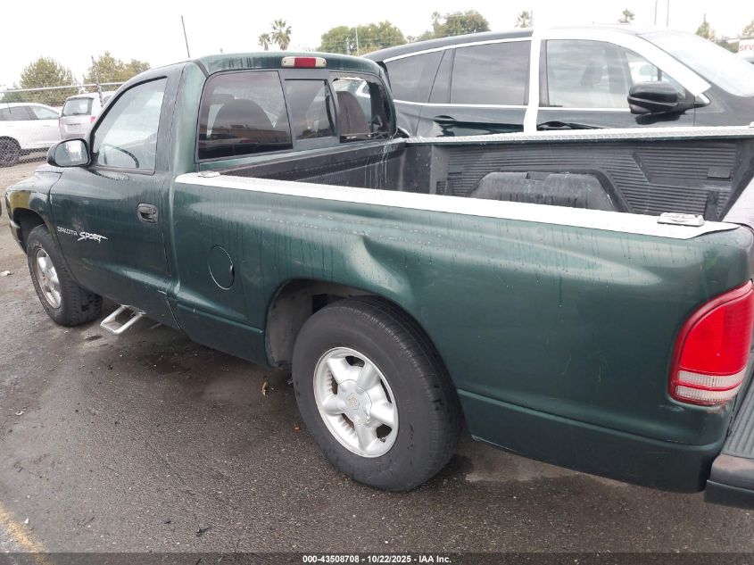 1999 Dodge Dakota Slt/Sport VIN: 1B7FL26X5XS135412 Lot: 43508708