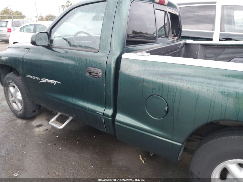 1999 Dodge Dakota Slt/Sport VIN: 1B7FL26X5XS135412 Lot: 43508708