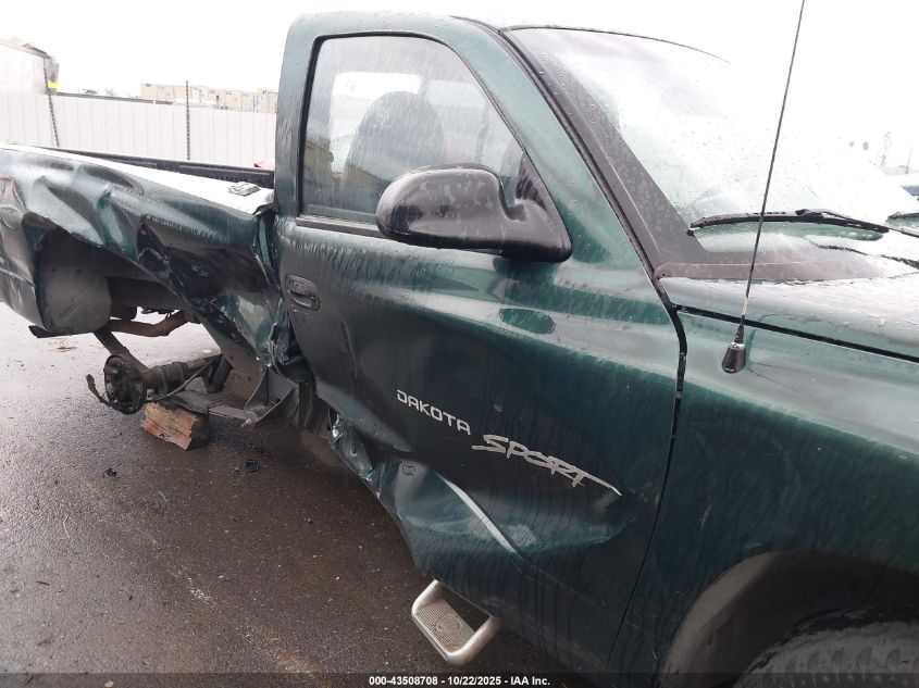 1999 Dodge Dakota Slt/Sport VIN: 1B7FL26X5XS135412 Lot: 43508708