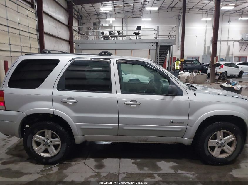 2006 Ford Escape Hybrid VIN: 1FMYU96H26KA52702 Lot: 43508716