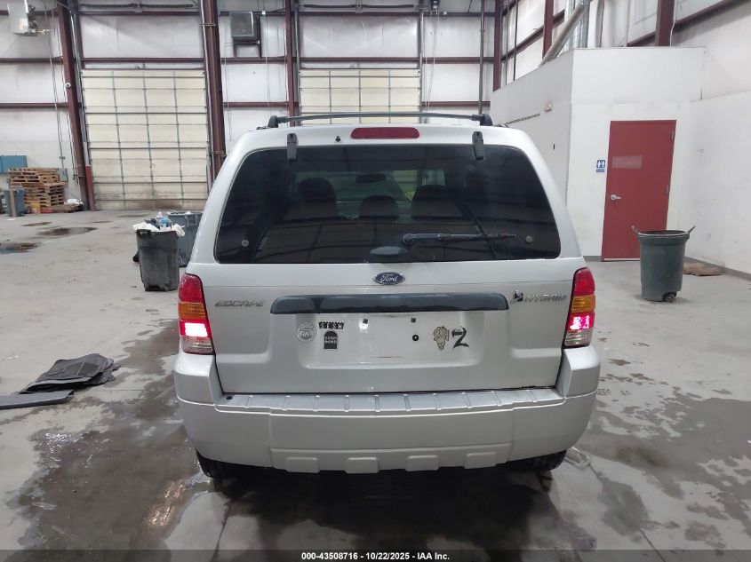 2006 Ford Escape Hybrid VIN: 1FMYU96H26KA52702 Lot: 43508716