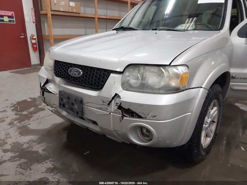 2006 Ford Escape Hybrid VIN: 1FMYU96H26KA52702 Lot: 43508716